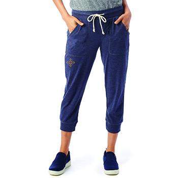 LOVE+EARTH ECO CROPPED LADIES JOGGERS ORGANIC COTTON MIX 