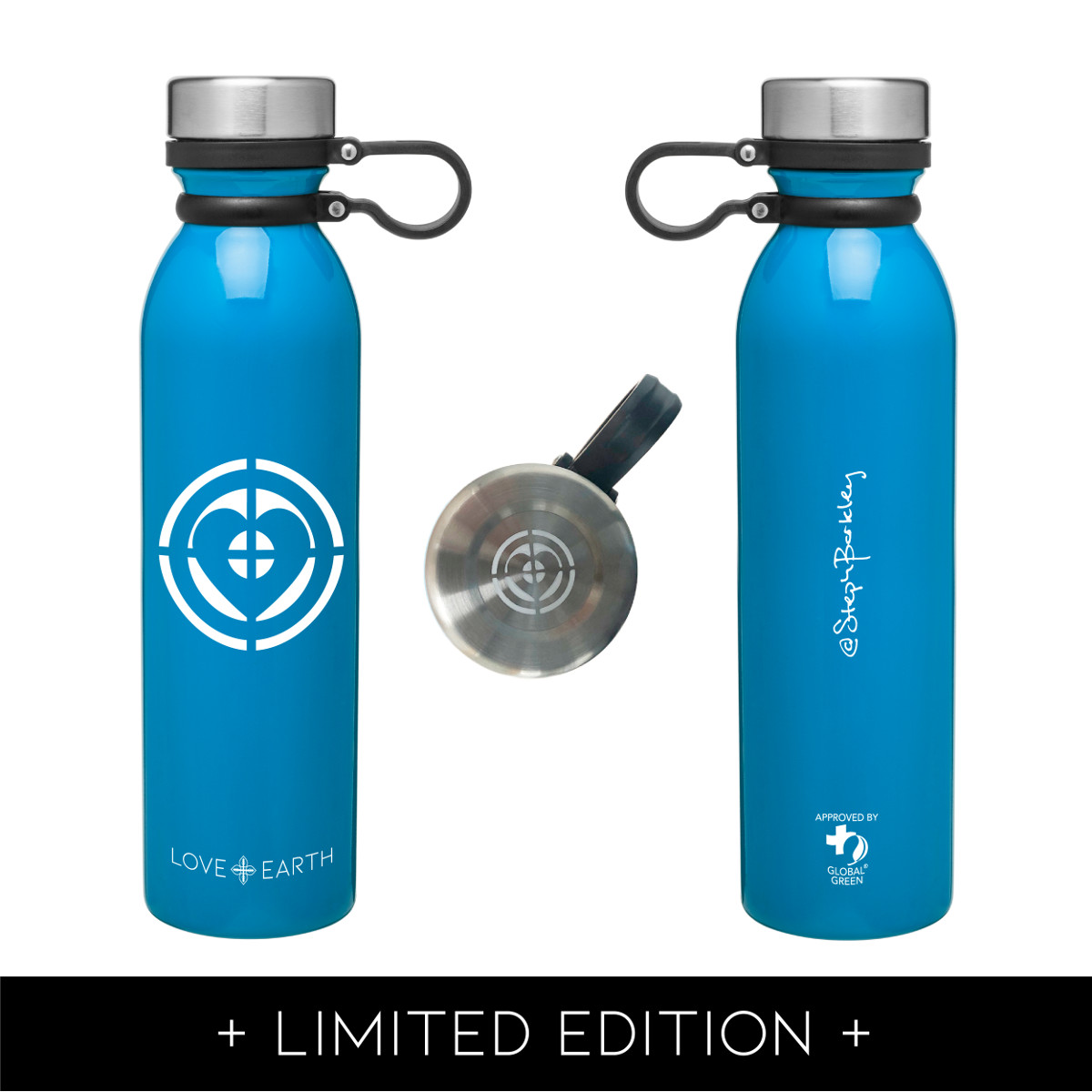 Earth Day Limited Edition Water Bottle by Steph Barkley 